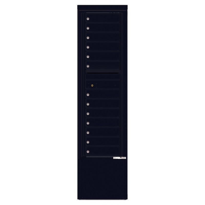 4C15S-13-D - 13 Tenant Doors and Outgoing Mail Compartment - 4C Depot Mailbox Module