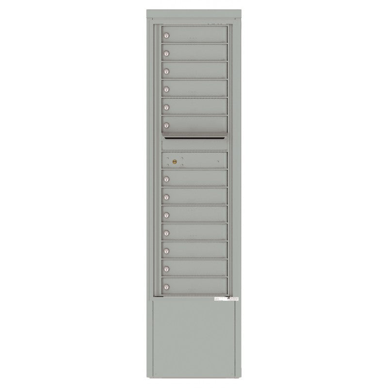 4C15S-13-D - 13 Tenant Doors and Outgoing Mail Compartment - 4C Depot Mailbox Module