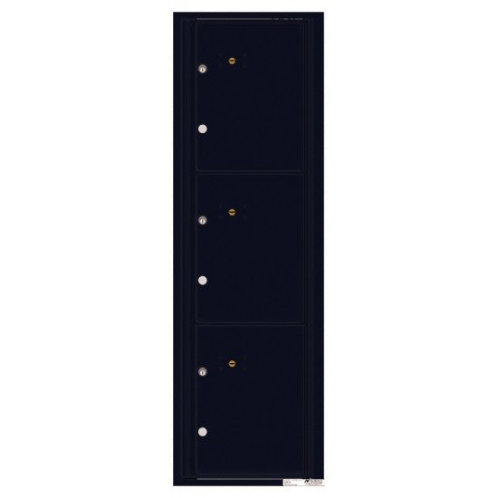4C15S-3P - 3 Parcel Doors Unit - 4C Wall Mount 15-High