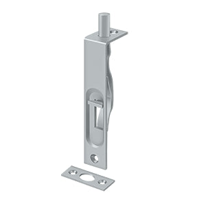 Deltana 4FBS 4" Flush Bolt, Heavy-Duty, Solid Brass