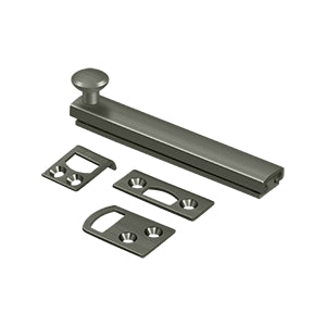 Deltana 4SBCS 4" Solid Brass Surface Bolt, Concealed Screws, HD