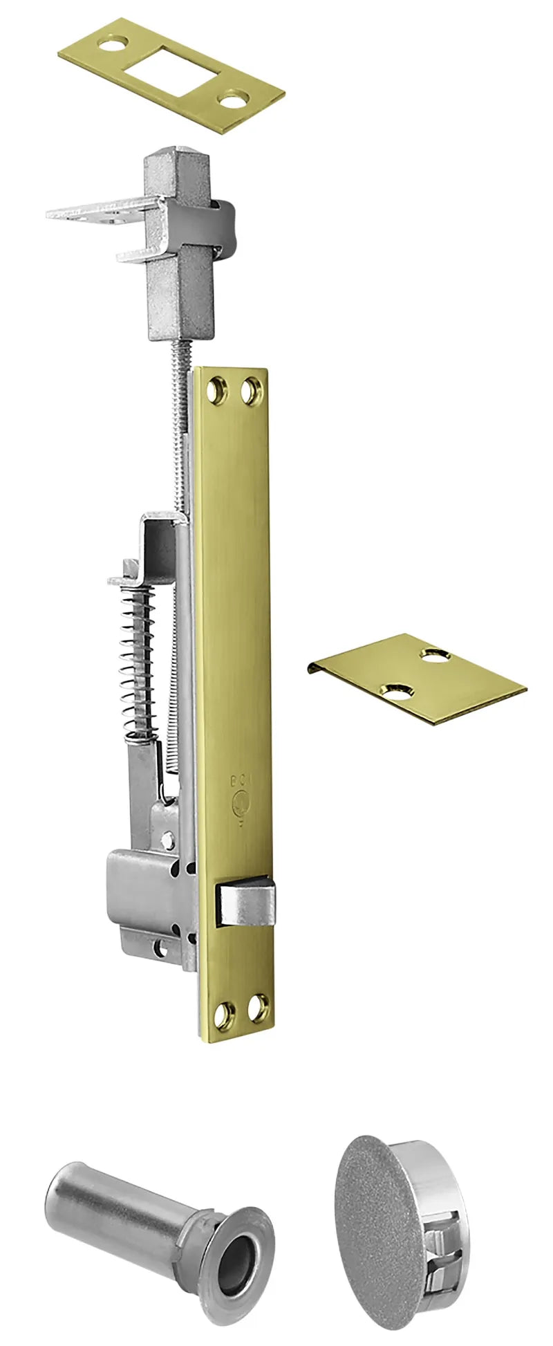 Rockwood 2848 Automatic Flush Bolt with Bottom Fire