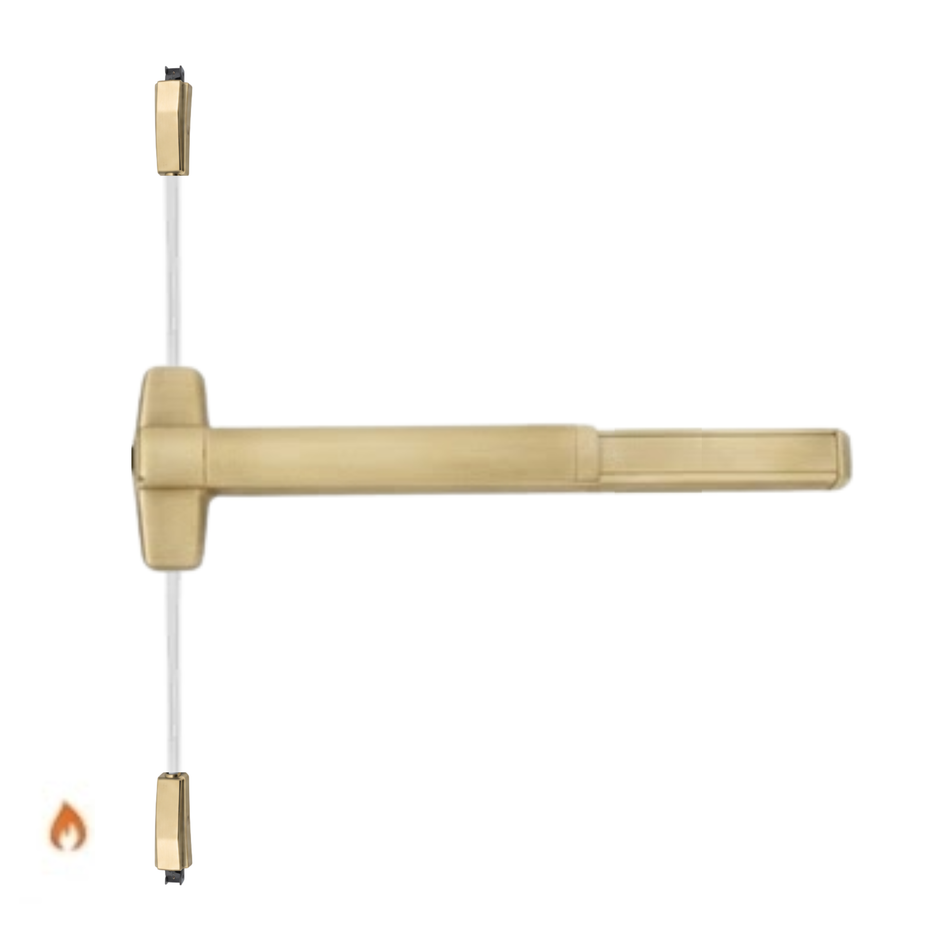 Von Duprin 9827EO-F/9927EO-F - Exit Only Surface Vertical Rod Device - Fire Rated