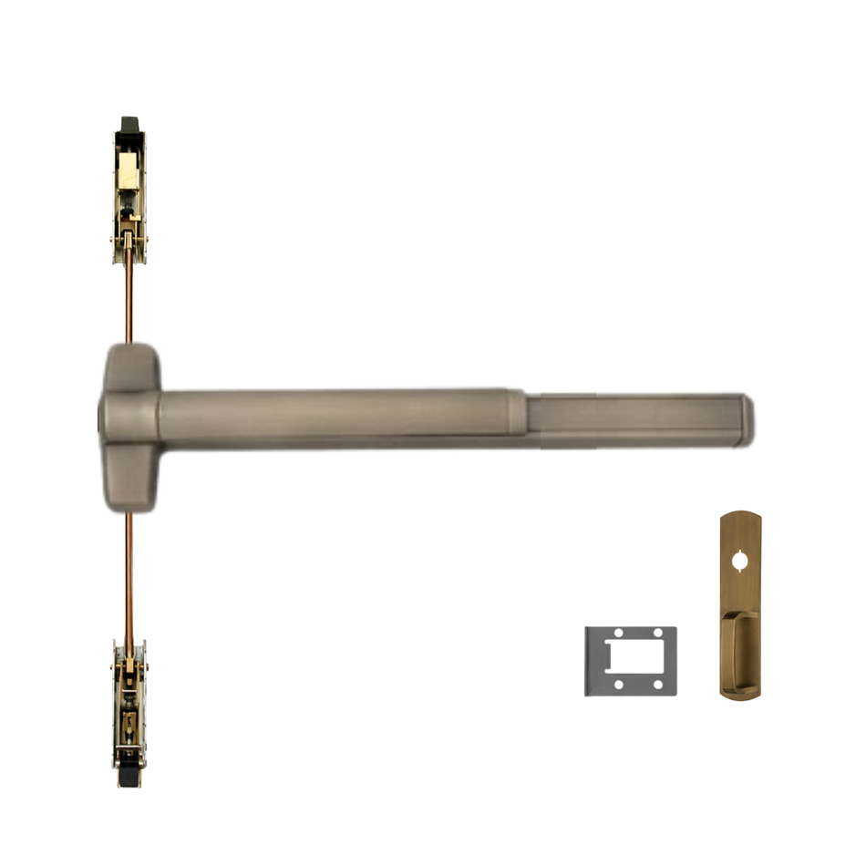 Von Duprin 9847WDC-NL/9947WDC-NL - Night Latch Wood Door Concealed Vertical Rod Device