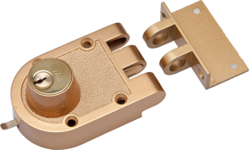 Ilco 535-53-41 Jimmy Proof Angle Strike Double Cylinder KW1 Keyway