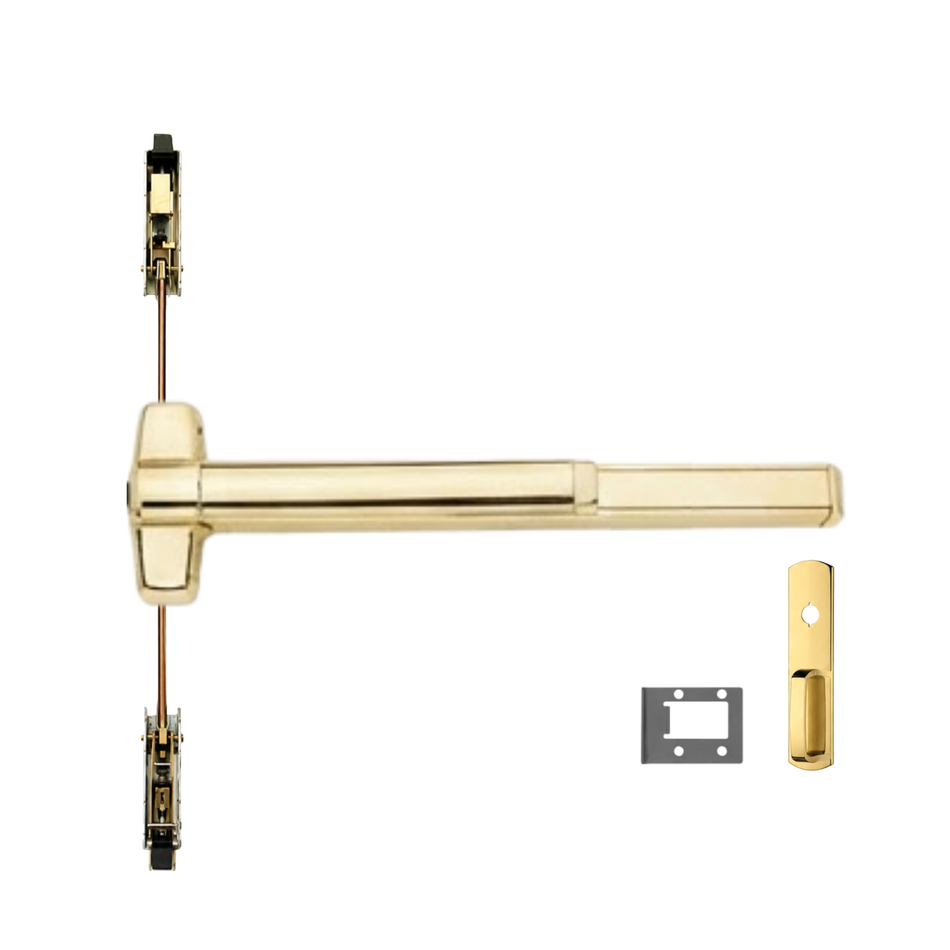 Von Duprin 9847WDC-NL/9947WDC-NL - Night Latch Wood Door Concealed Vertical Rod Device
