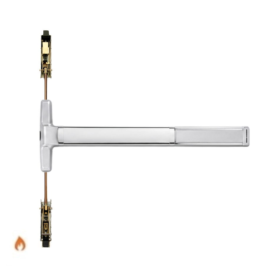 Von Duprin 3347A-EO-F/3547A-EO-F - Exit Only Concealed Vertical Rod Device - Fire Rated