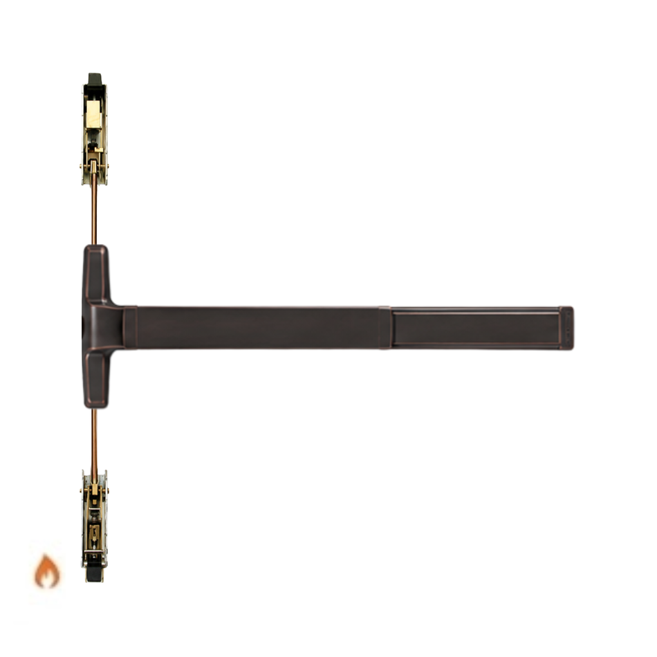 Von Duprin 3347A-EO-F/3547A-EO-F - Exit Only Concealed Vertical Rod Device - Fire Rated
