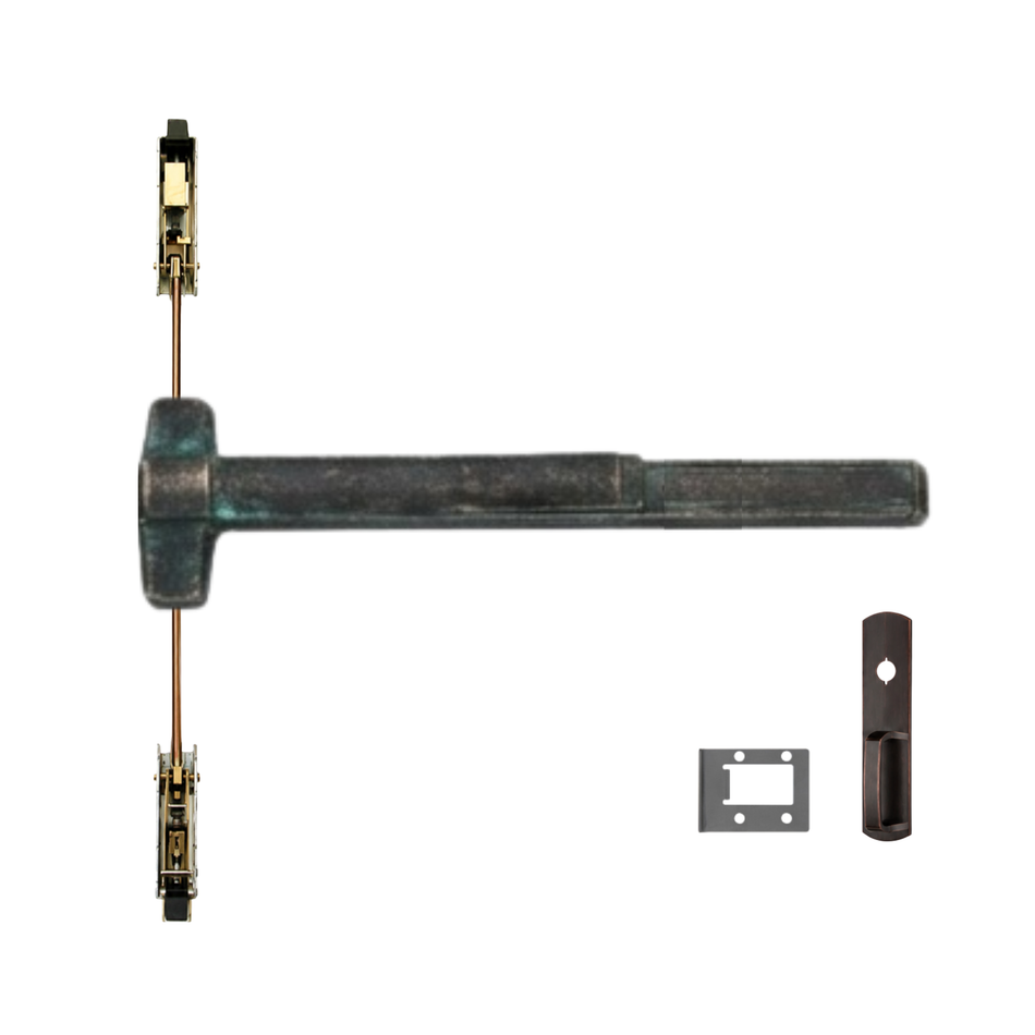 Von Duprin 9847WDC-NL/9947WDC-NL - Night Latch Wood Door Concealed Vertical Rod Device