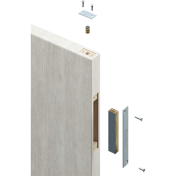 NGP HP90-FB Flush Bolt Hardware Prep Filler, Fire Door Repair Kit