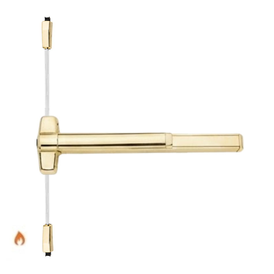 Von Duprin 9827EO-F/9927EO-F - Exit Only Surface Vertical Rod Device - Fire Rated