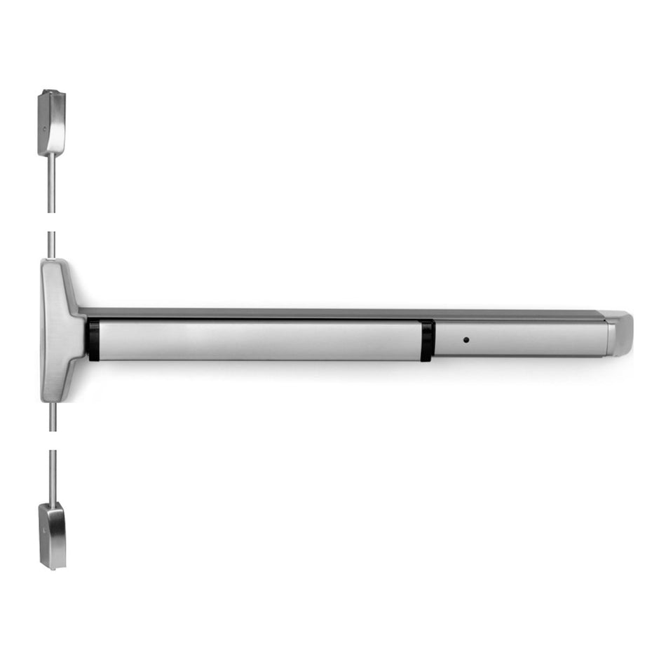 Accentra 6210 Series Narrow Stile Pushpad Surface Vertical Rod Exit Device