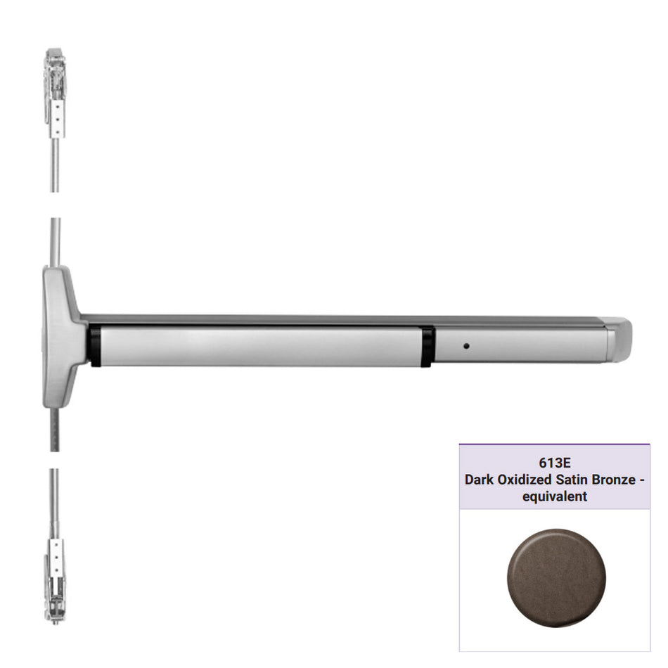 Accentra 6220 Series Narrow Stile Pushpad Concealed Vertical Rod Exit Device