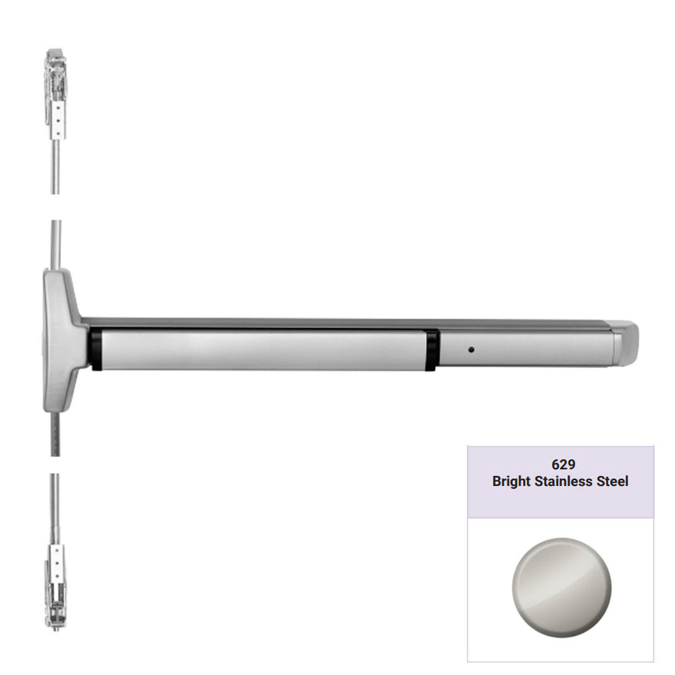 Accentra 6220 Series Narrow Stile Pushpad Concealed Vertical Rod Exit Device