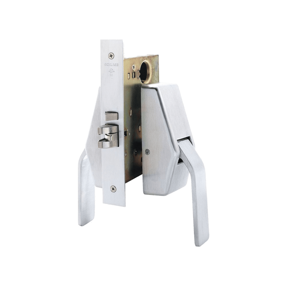 Schlage HL6-9010 Hospital Push/Pull Mortise Latch - Passage Lock Function