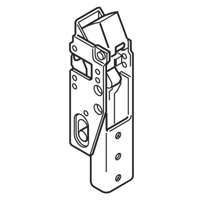 Corbin Russwin 650F73-8 Top Latch and Bracket Assembly for ED4800 Devices