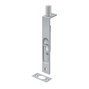 Deltana 6FBS 6" Flush Bolt, Heavy-Duty, Solid Brass