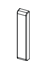 PDQ 6N-01 Blank (No Lever) Narrow Stile Trim