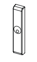 PDQ 6N-03 Night Latch Narrow Stile Trim