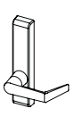 PDQ 6N-14 Passage w/ Lever Narrow Stile Trim