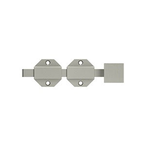 Deltana 6SBM 6" Modern Surface Bolt, Heavy-Duty, Solid Brass
