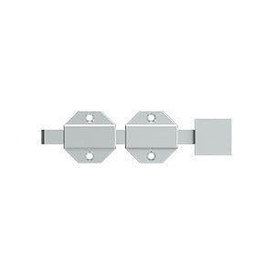 Deltana 6SBM 6" Modern Surface Bolt, Heavy-Duty, Solid Brass