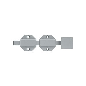 Deltana 6SBM 6" Modern Surface Bolt, Heavy-Duty, Solid Brass