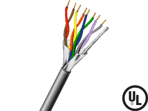 Aiphone 86220810C - 4 Pair 22AWG, Shielded Wire, 1000'