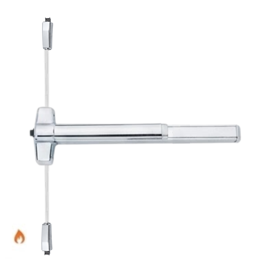 Von Duprin 9857EO-F/9957EO-F - Exit Only Surface Three Point Latch Device - Fire Rated