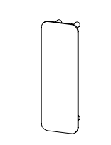 PDQ 6P-01 Exit Only Plate