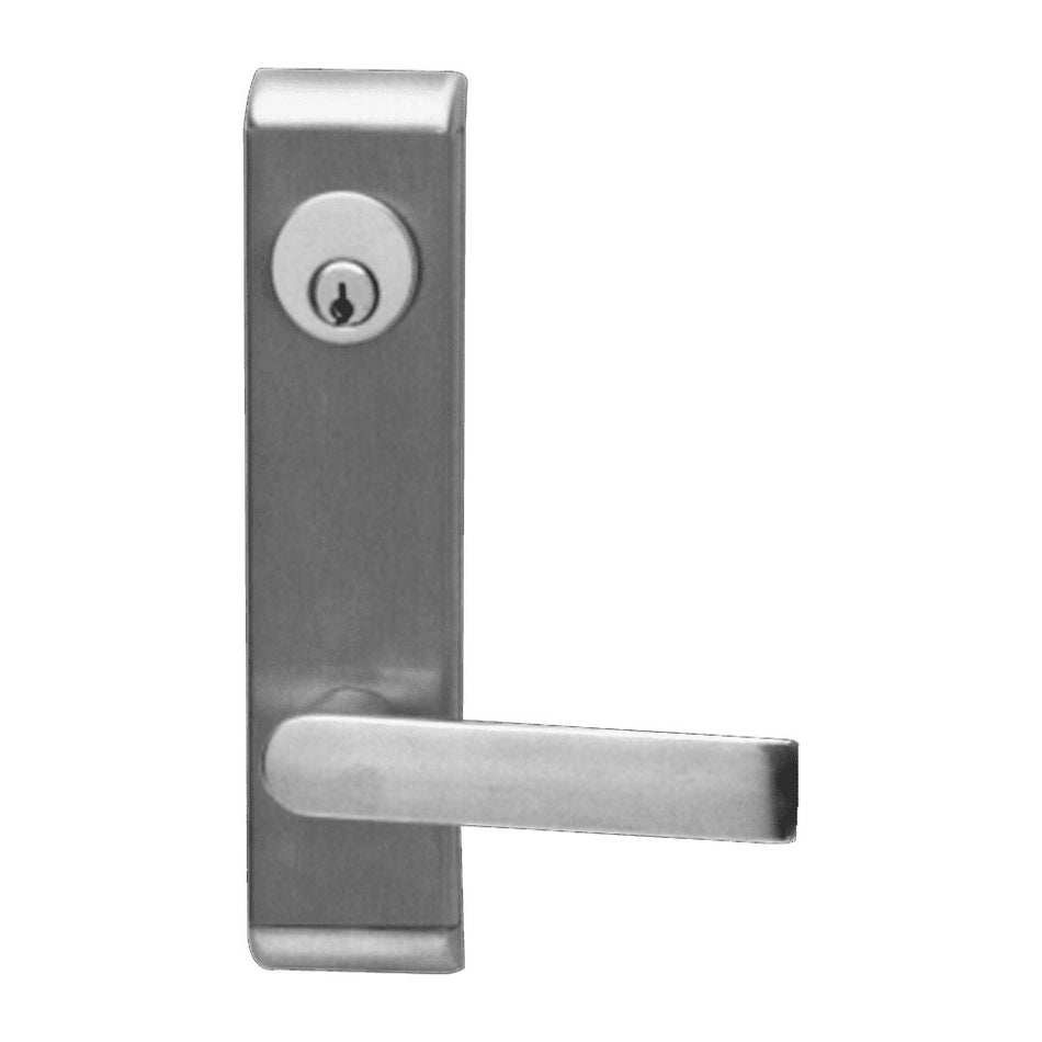 Falcon 712L-C - Classroom Function Exit Device Lever Trim for 24 Series Concealed Vertical Rod