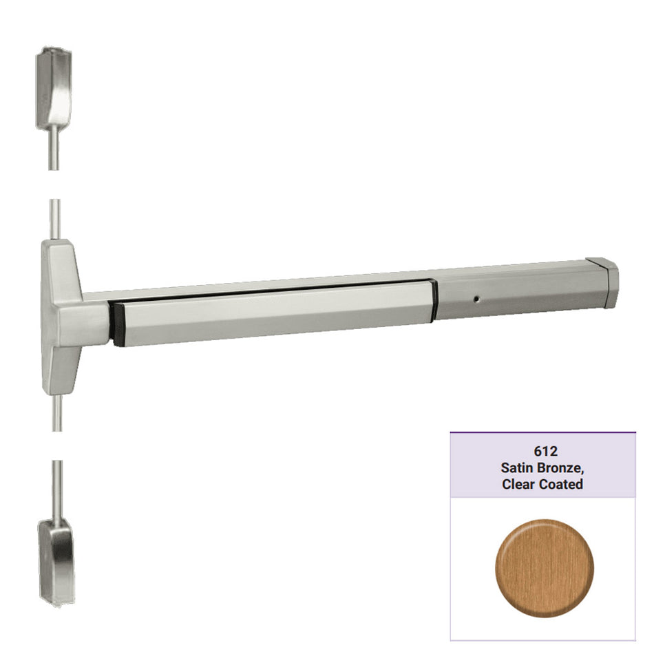 Accentra 7210 Series Narrow Stile Surface Vertical Rod Exit Device