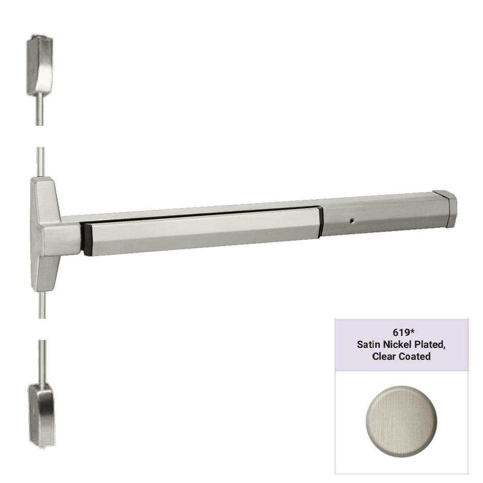 Accentra 7210 Series Narrow Stile Surface Vertical Rod Exit Device