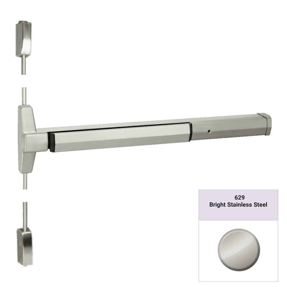 Accentra 7210 Series Narrow Stile Surface Vertical Rod Exit Device