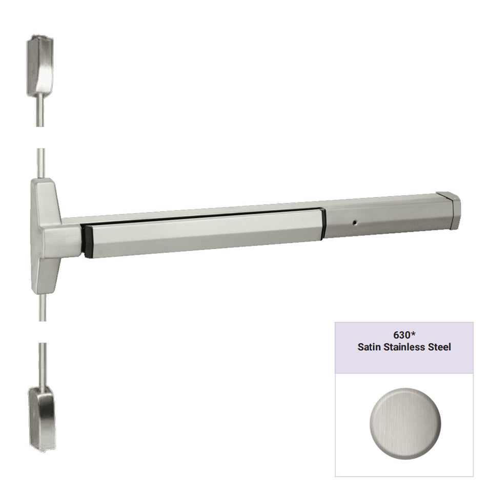 Accentra 7210 Series Narrow Stile Surface Vertical Rod Exit Device