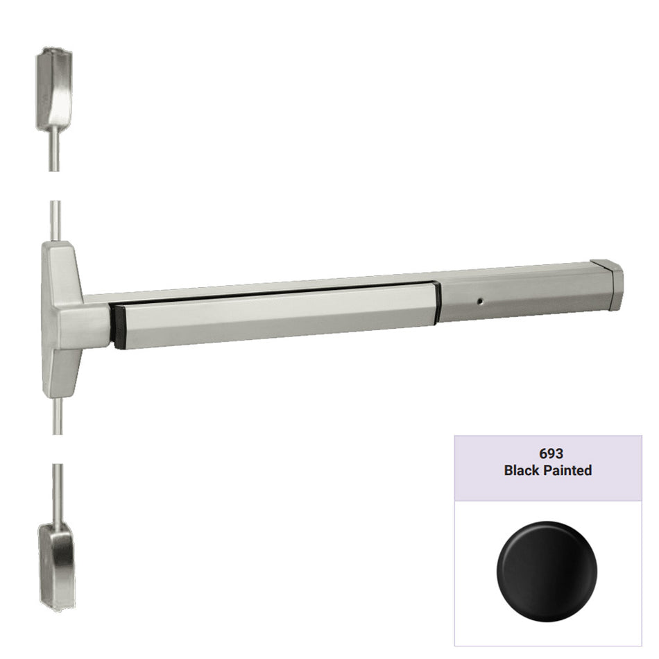 Accentra 7210 Series Narrow Stile Surface Vertical Rod Exit Device