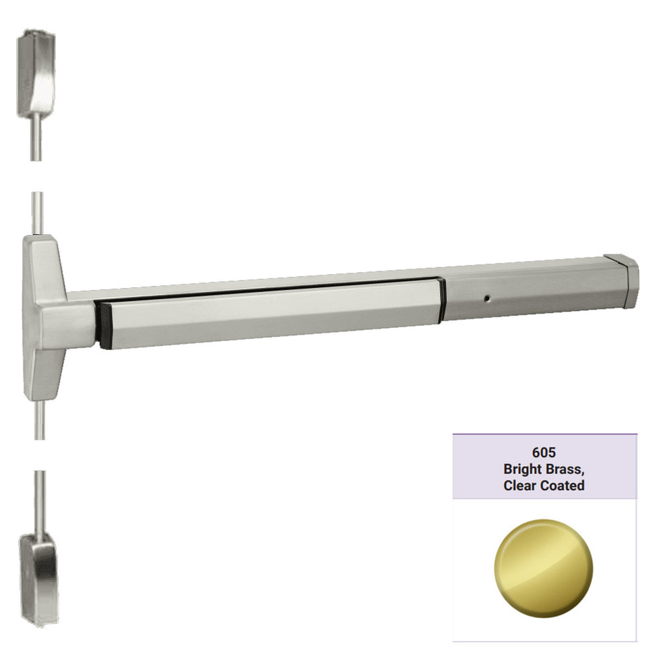 Accentra 7210M Series Narrow Stile Surface Vertical Rod Exit Device