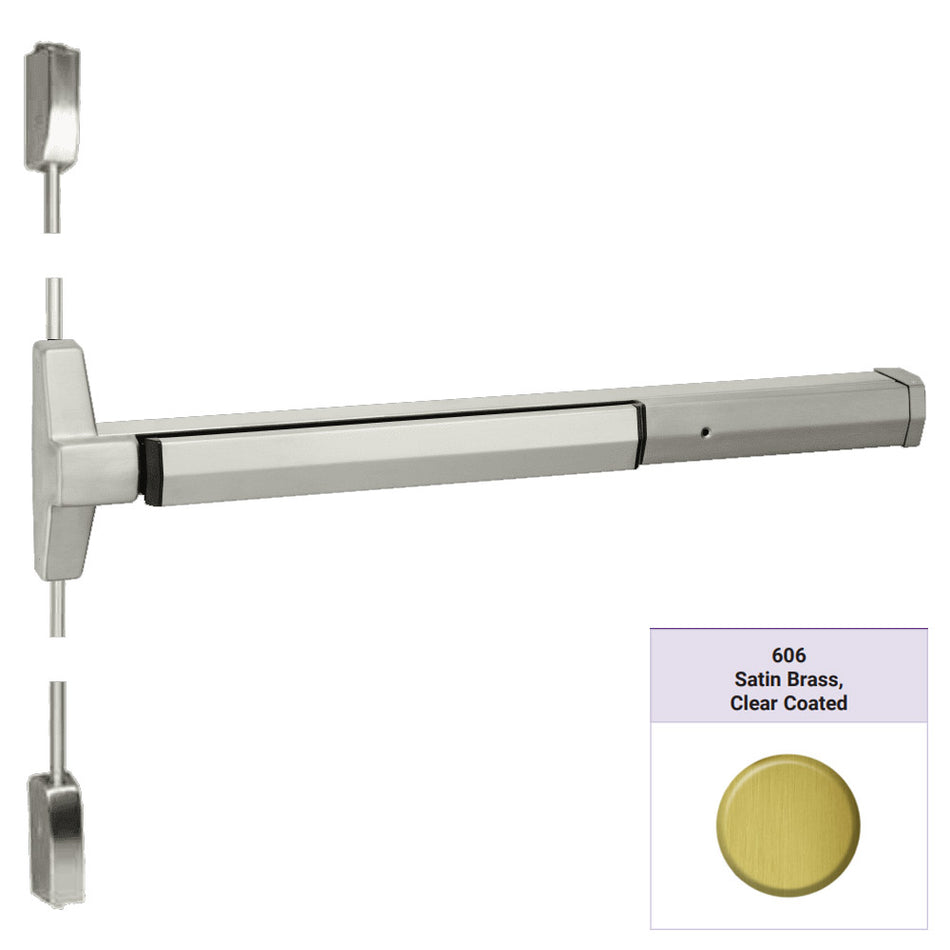 Accentra 7210M Series Narrow Stile Surface Vertical Rod Exit Device