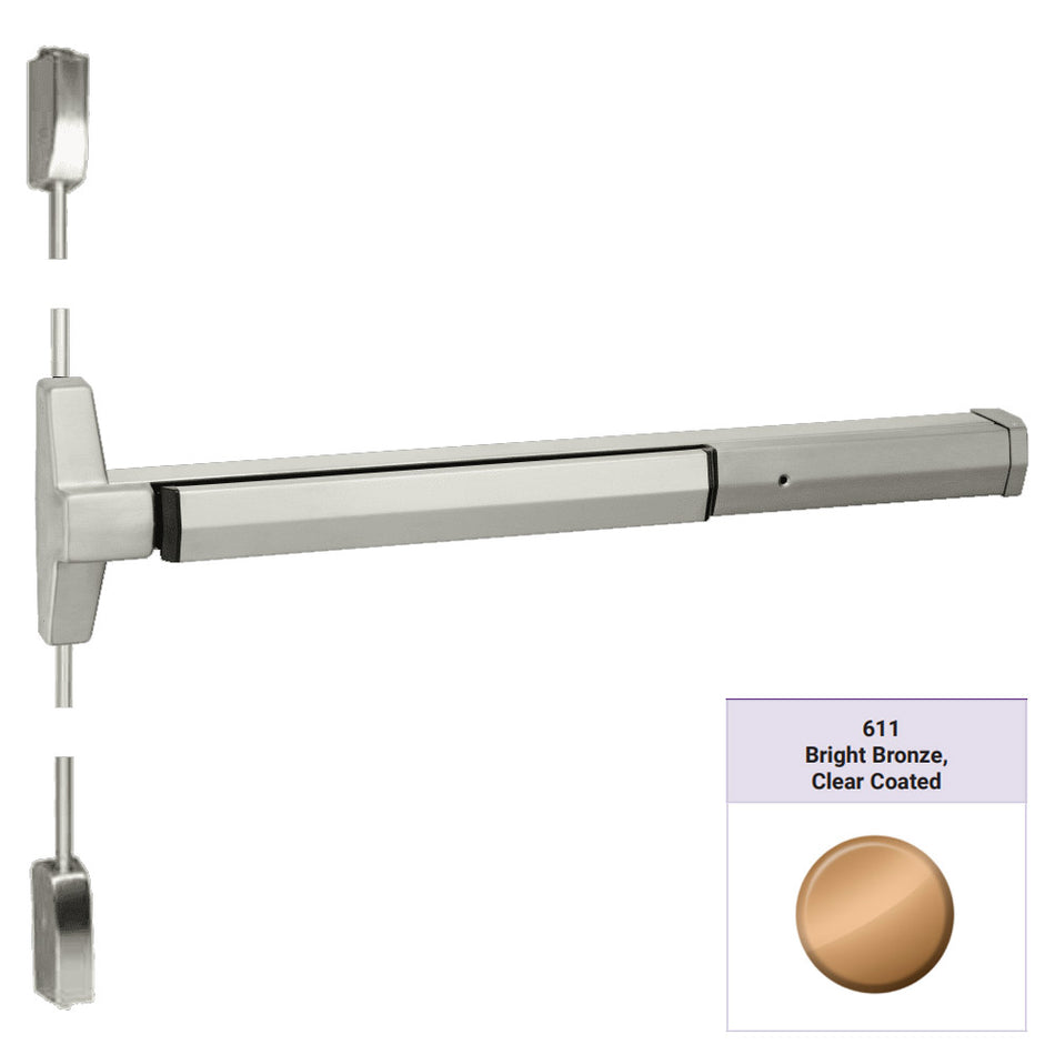 Accentra 7210M Series Narrow Stile Surface Vertical Rod Exit Device