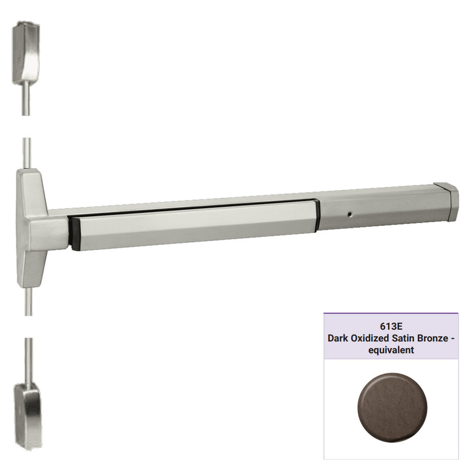 Accentra 7210M Series Narrow Stile Surface Vertical Rod Exit Device