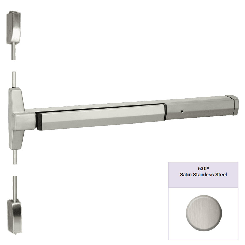 Accentra 7210M Series Narrow Stile Surface Vertical Rod Exit Device