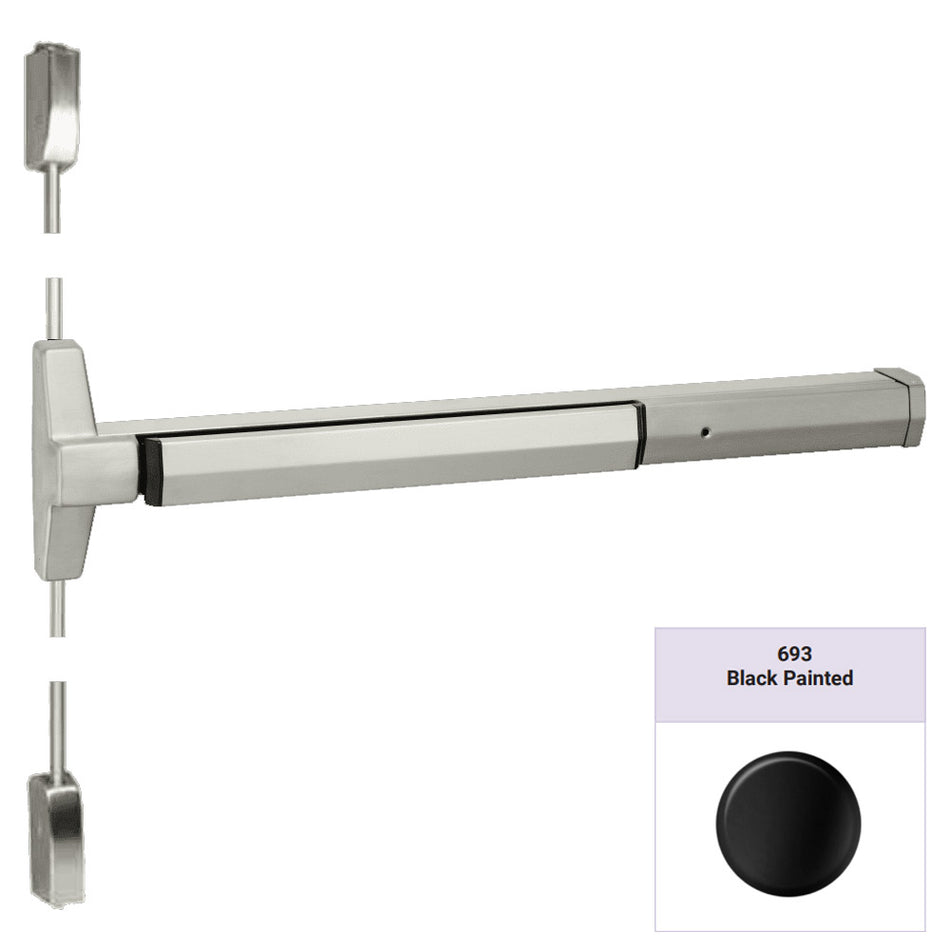 Accentra 7210M Series Narrow Stile Surface Vertical Rod Exit Device