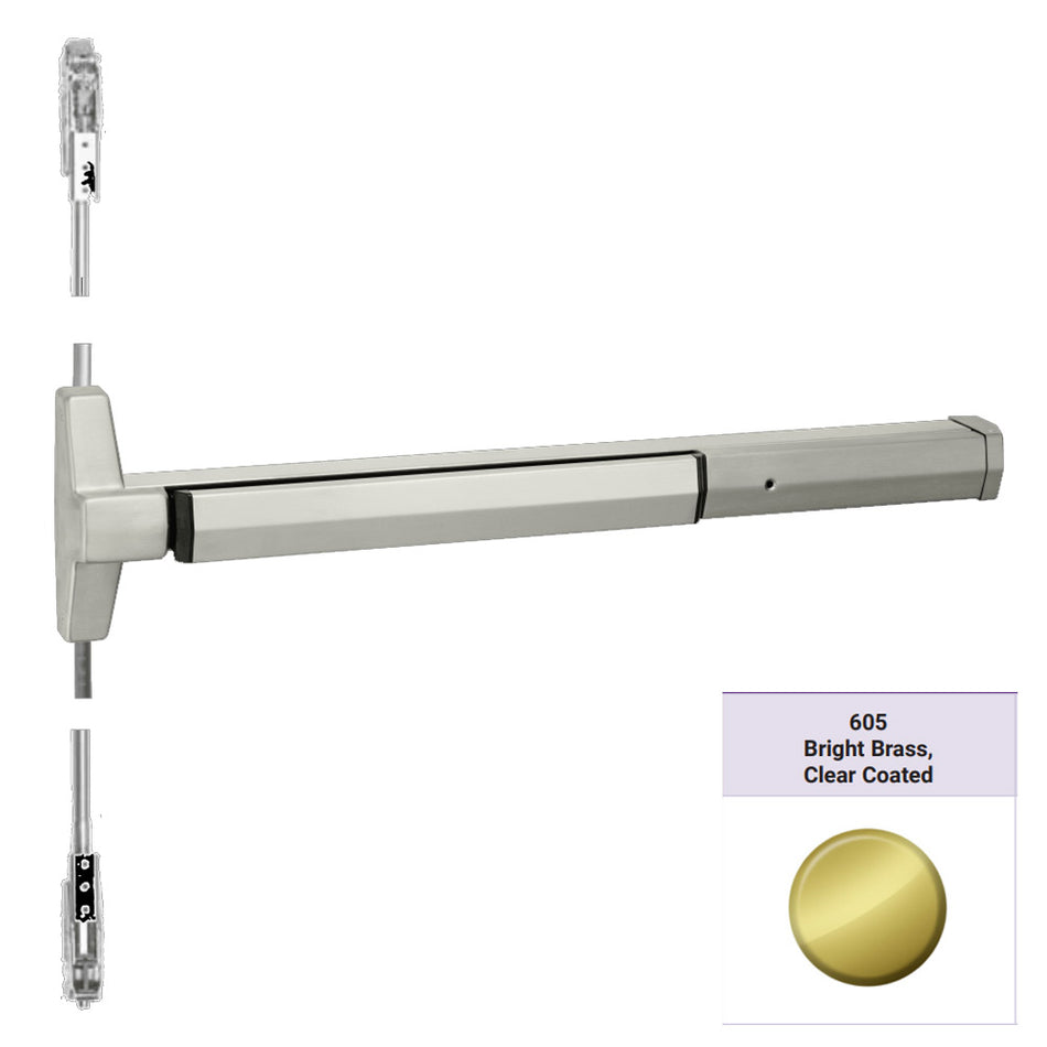 Accentra 7220 Series Narrow Stile Concealed Vertical Rod Exit Device