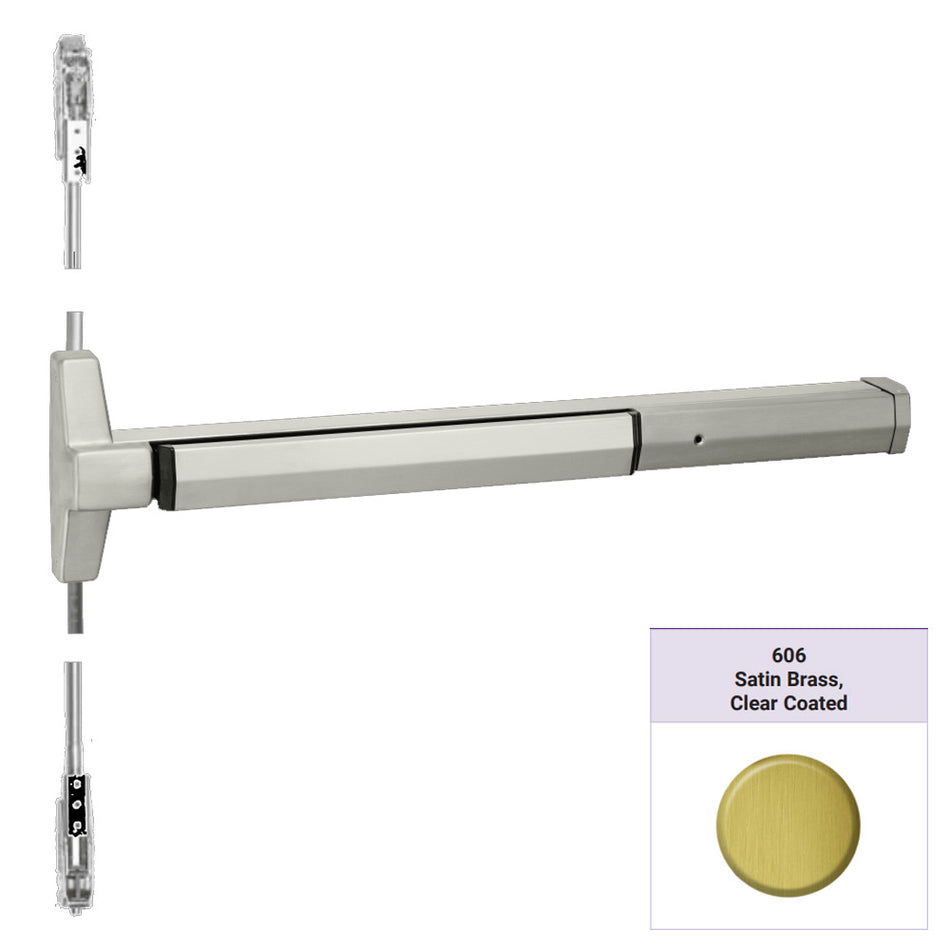 Accentra 7220 Series Narrow Stile Concealed Vertical Rod Exit Device