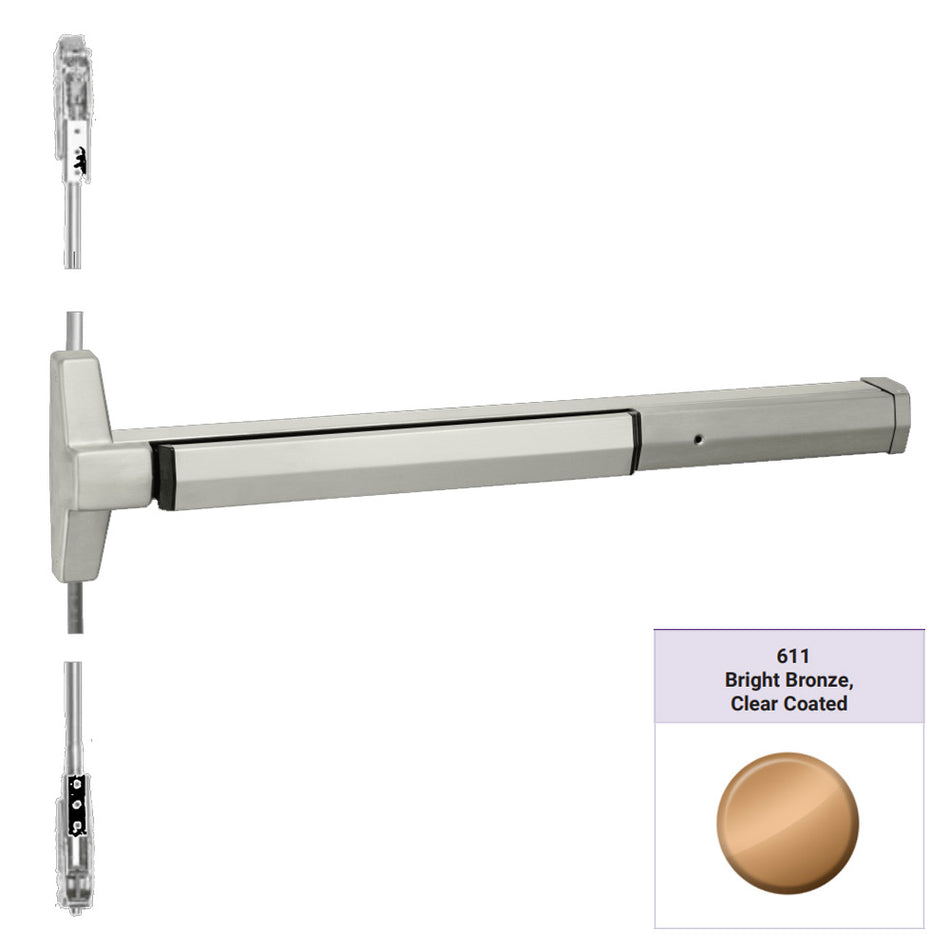 Accentra 7220 Series Narrow Stile Concealed Vertical Rod Exit Device