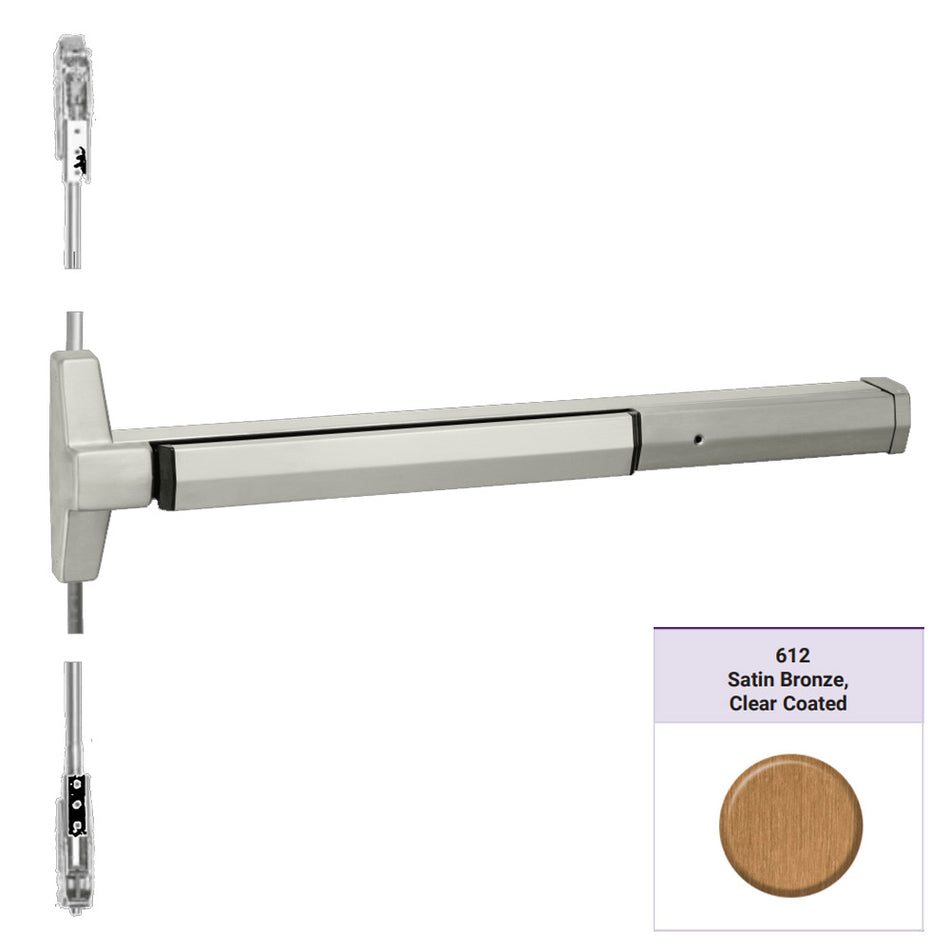 Accentra 7220 Series Narrow Stile Concealed Vertical Rod Exit Device