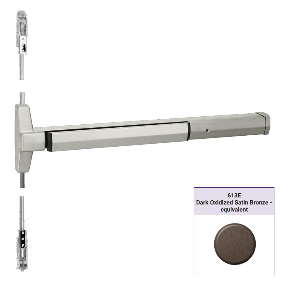 Accentra 7220 Series Narrow Stile Concealed Vertical Rod Exit Device