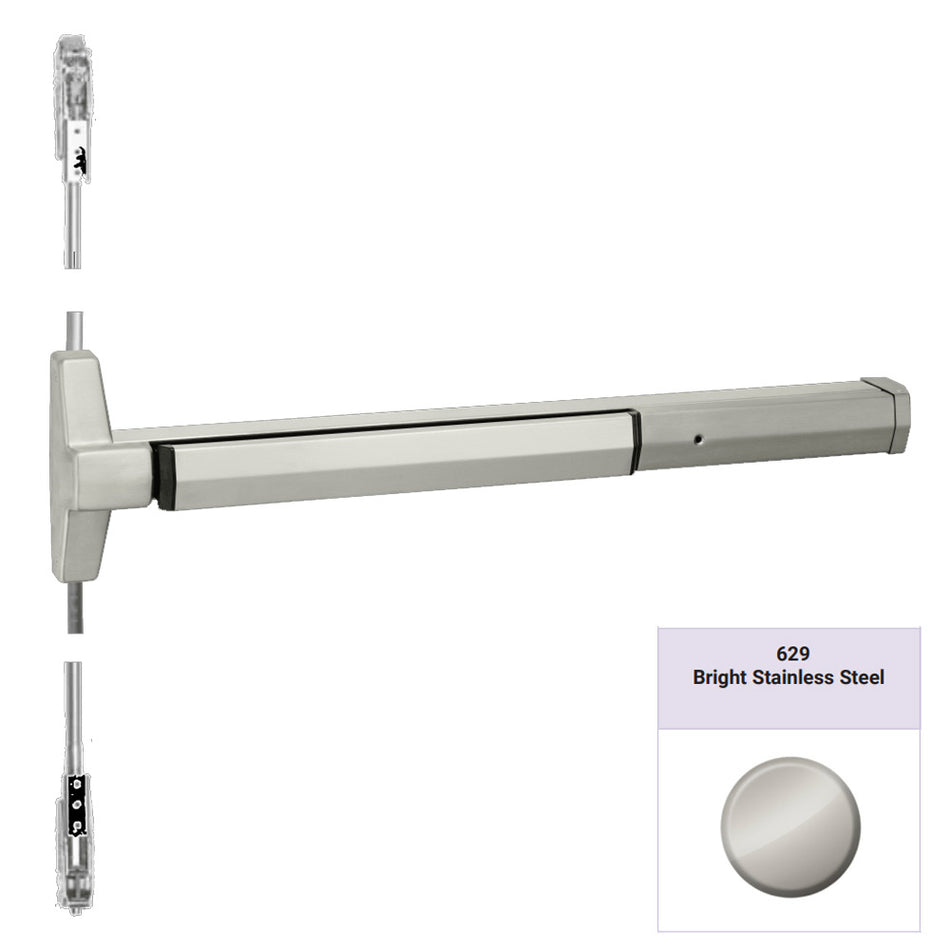 Accentra 7220 Series Narrow Stile Concealed Vertical Rod Exit Device