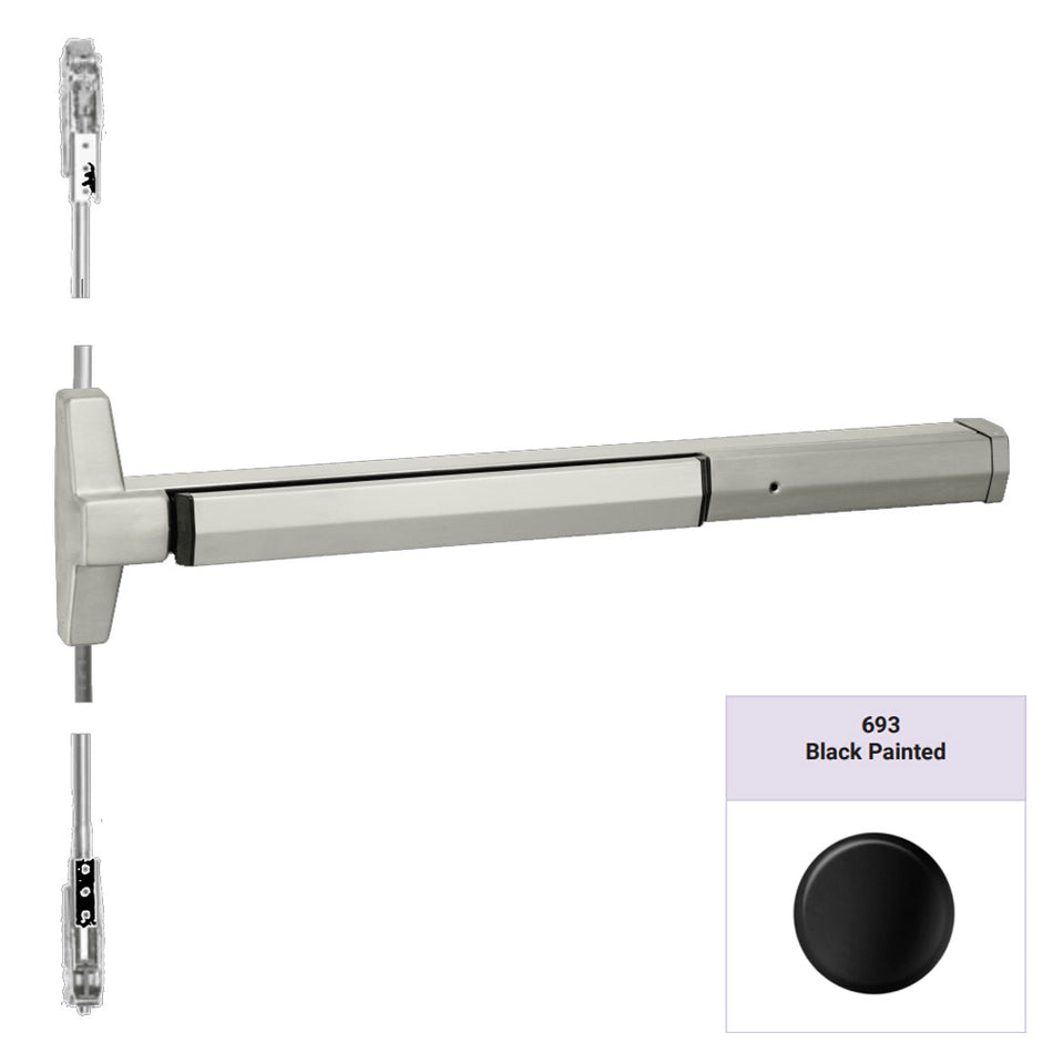 Accentra 7220 Series Narrow Stile Concealed Vertical Rod Exit Device