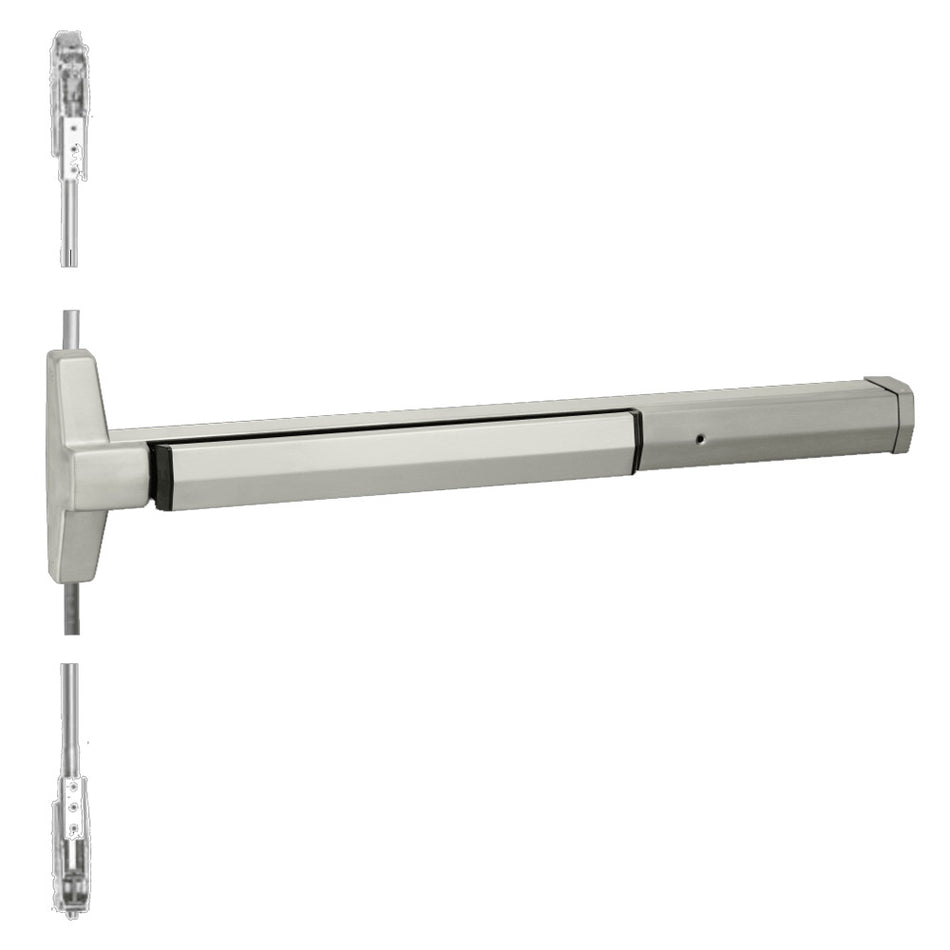 Accentra 7220M Series Narrow Stile Concealed Vertical Rod Exit Device